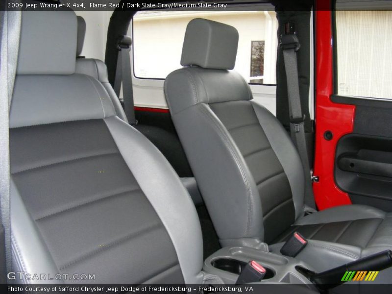 Flame Red / Dark Slate Gray/Medium Slate Gray 2009 Jeep Wrangler X 4x4