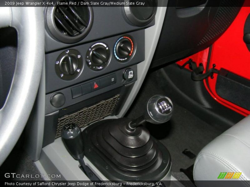 Flame Red / Dark Slate Gray/Medium Slate Gray 2009 Jeep Wrangler X 4x4
