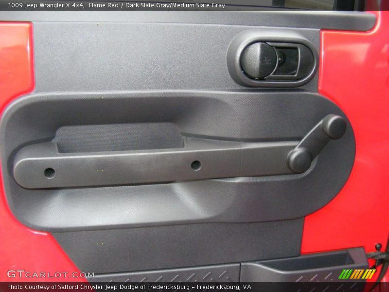 Flame Red / Dark Slate Gray/Medium Slate Gray 2009 Jeep Wrangler X 4x4