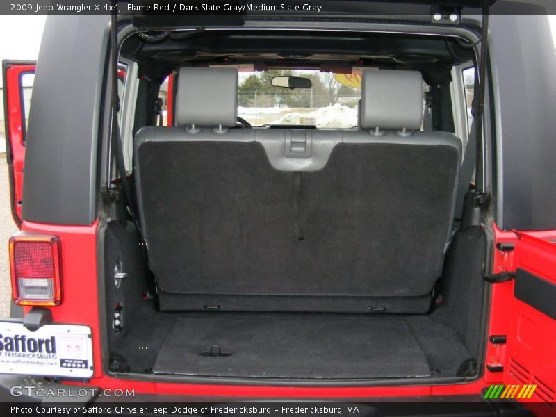 Flame Red / Dark Slate Gray/Medium Slate Gray 2009 Jeep Wrangler X 4x4
