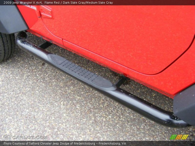Flame Red / Dark Slate Gray/Medium Slate Gray 2009 Jeep Wrangler X 4x4