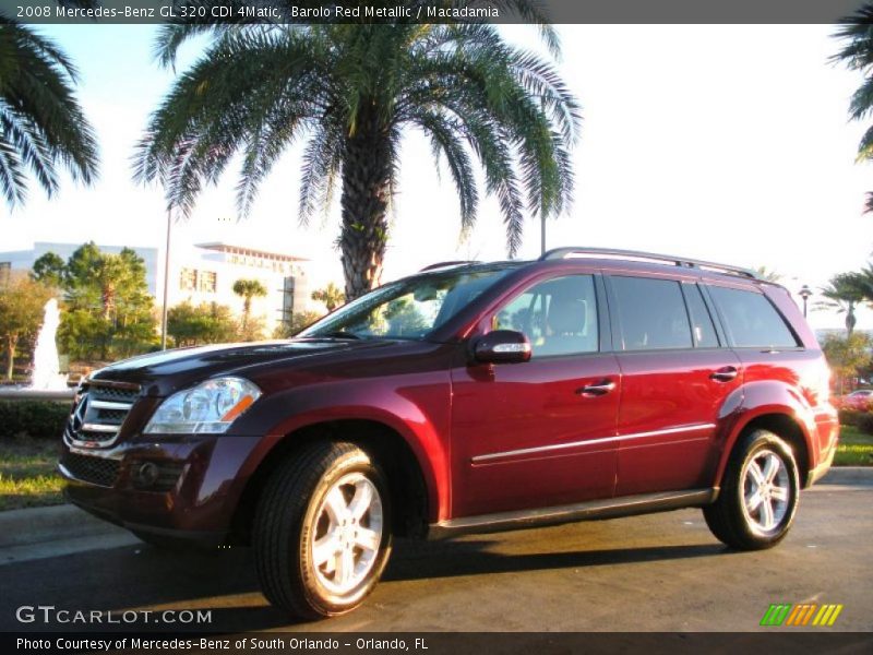 Barolo Red Metallic / Macadamia 2008 Mercedes-Benz GL 320 CDI 4Matic