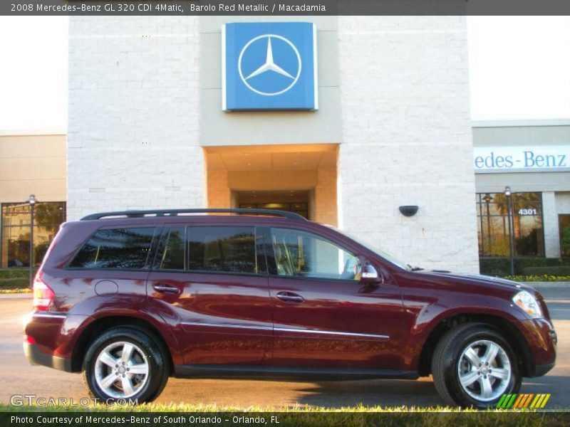 Barolo Red Metallic / Macadamia 2008 Mercedes-Benz GL 320 CDI 4Matic