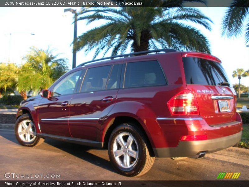 Barolo Red Metallic / Macadamia 2008 Mercedes-Benz GL 320 CDI 4Matic