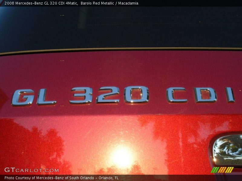 Barolo Red Metallic / Macadamia 2008 Mercedes-Benz GL 320 CDI 4Matic