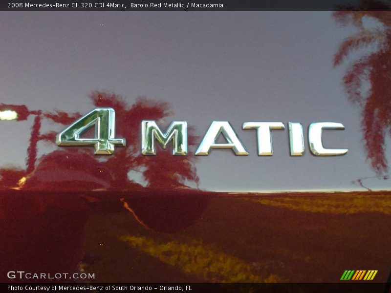 Barolo Red Metallic / Macadamia 2008 Mercedes-Benz GL 320 CDI 4Matic