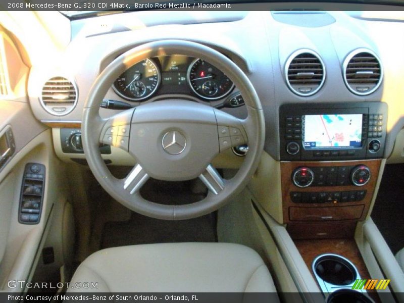 Barolo Red Metallic / Macadamia 2008 Mercedes-Benz GL 320 CDI 4Matic