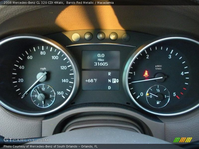 Barolo Red Metallic / Macadamia 2008 Mercedes-Benz GL 320 CDI 4Matic