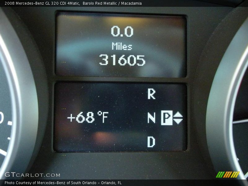 Barolo Red Metallic / Macadamia 2008 Mercedes-Benz GL 320 CDI 4Matic