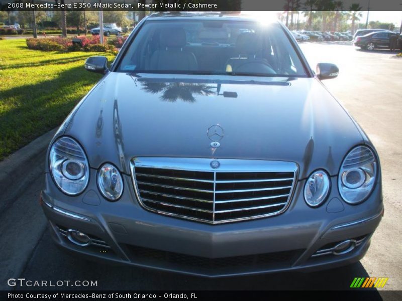 Pewter Metallic / Cashmere 2008 Mercedes-Benz E 350 4Matic Sedan