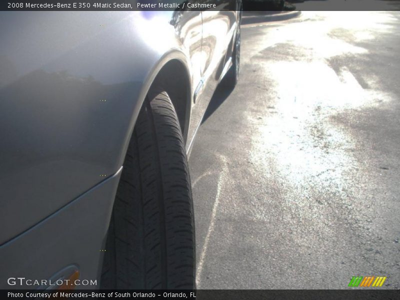 Pewter Metallic / Cashmere 2008 Mercedes-Benz E 350 4Matic Sedan