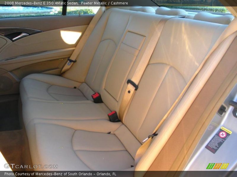 Pewter Metallic / Cashmere 2008 Mercedes-Benz E 350 4Matic Sedan