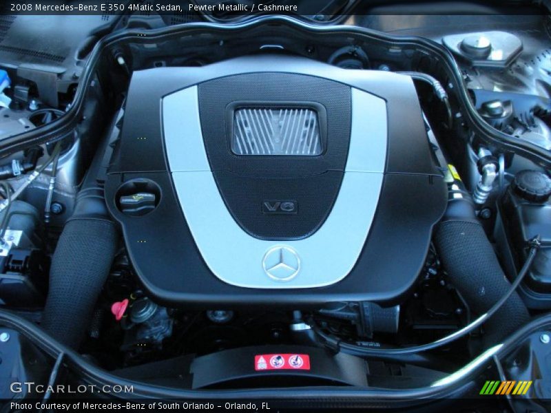 Pewter Metallic / Cashmere 2008 Mercedes-Benz E 350 4Matic Sedan