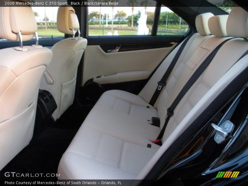 Black / Black/Sahara Beige 2008 Mercedes-Benz C 350 Sport