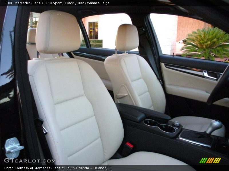 Black / Black/Sahara Beige 2008 Mercedes-Benz C 350 Sport