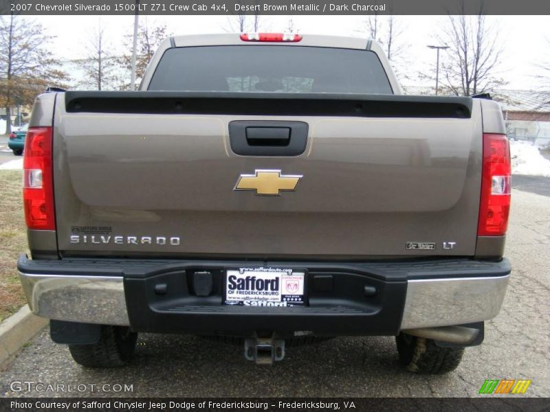 Desert Brown Metallic / Dark Charcoal 2007 Chevrolet Silverado 1500 LT Z71 Crew Cab 4x4