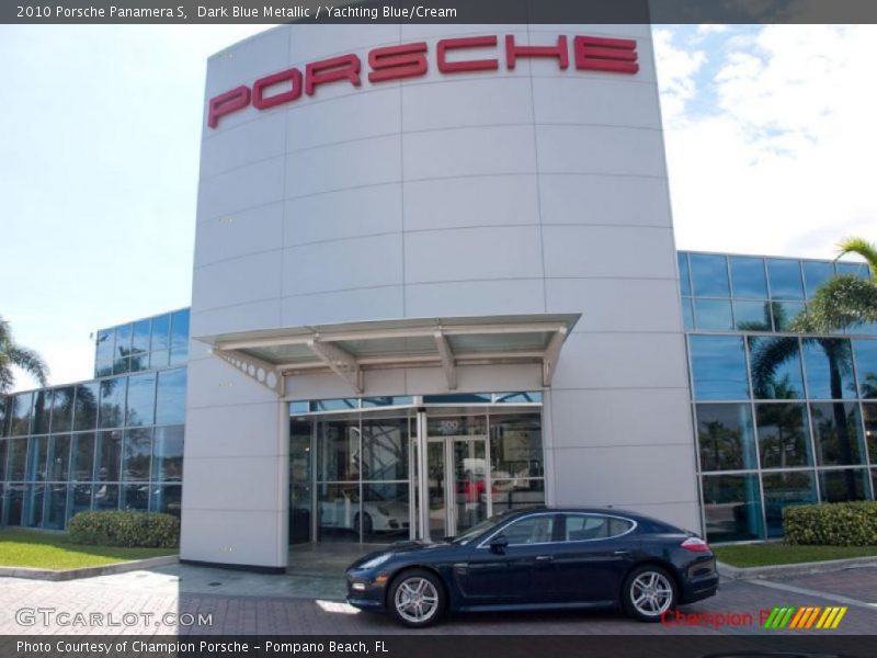 Dark Blue Metallic / Yachting Blue/Cream 2010 Porsche Panamera S