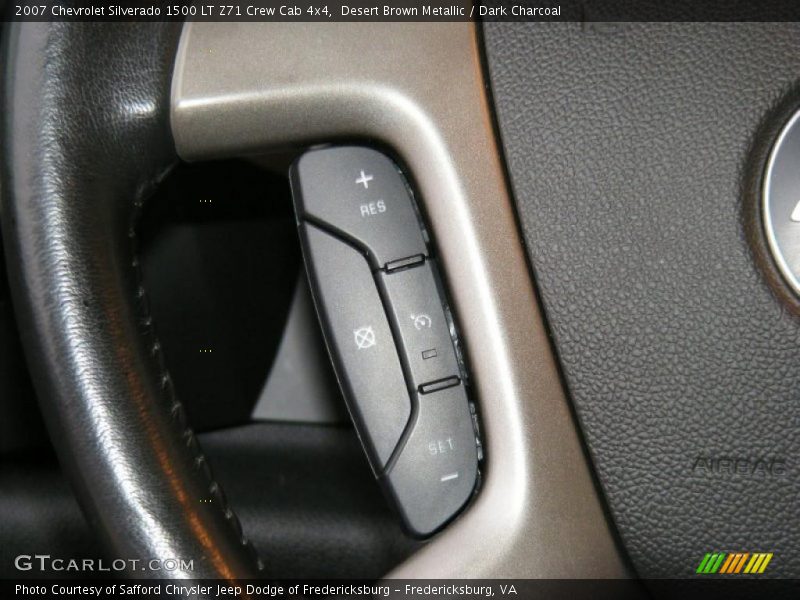 Desert Brown Metallic / Dark Charcoal 2007 Chevrolet Silverado 1500 LT Z71 Crew Cab 4x4