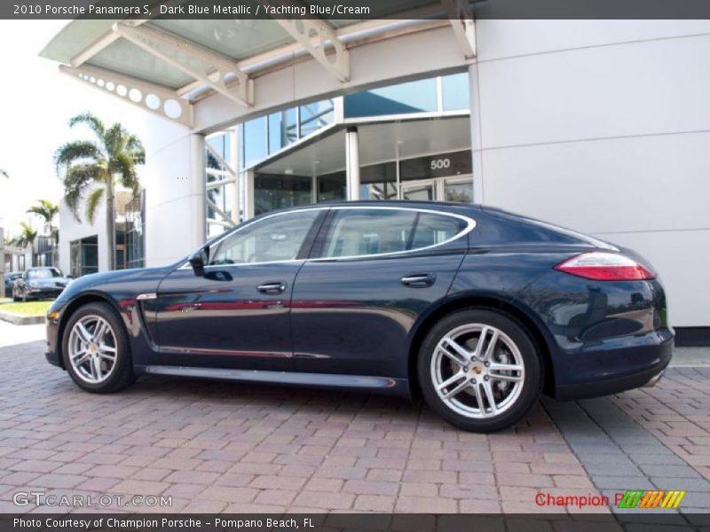 Dark Blue Metallic / Yachting Blue/Cream 2010 Porsche Panamera S