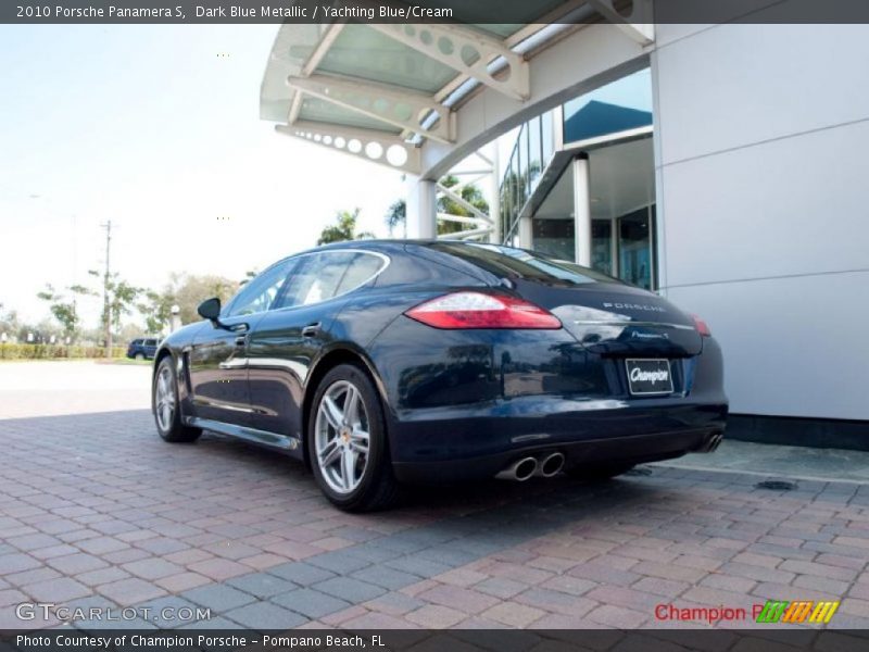 Dark Blue Metallic / Yachting Blue/Cream 2010 Porsche Panamera S