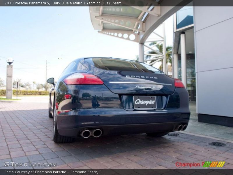 Dark Blue Metallic / Yachting Blue/Cream 2010 Porsche Panamera S