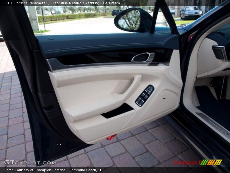 Dark Blue Metallic / Yachting Blue/Cream 2010 Porsche Panamera S