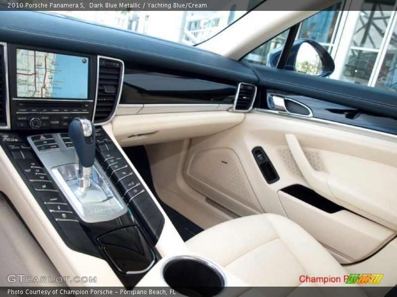 Dark Blue Metallic / Yachting Blue/Cream 2010 Porsche Panamera S