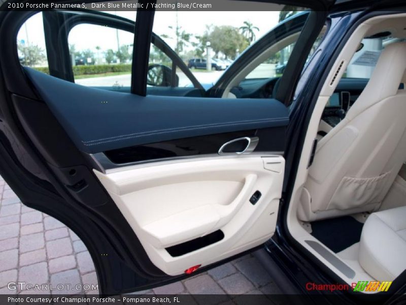 Dark Blue Metallic / Yachting Blue/Cream 2010 Porsche Panamera S