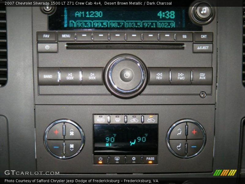 Desert Brown Metallic / Dark Charcoal 2007 Chevrolet Silverado 1500 LT Z71 Crew Cab 4x4