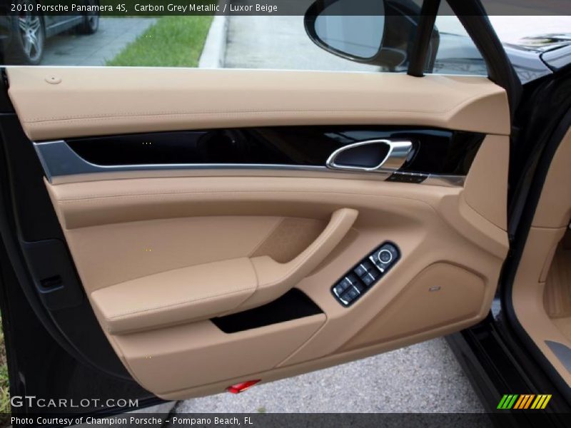 Carbon Grey Metallic / Luxor Beige 2010 Porsche Panamera 4S