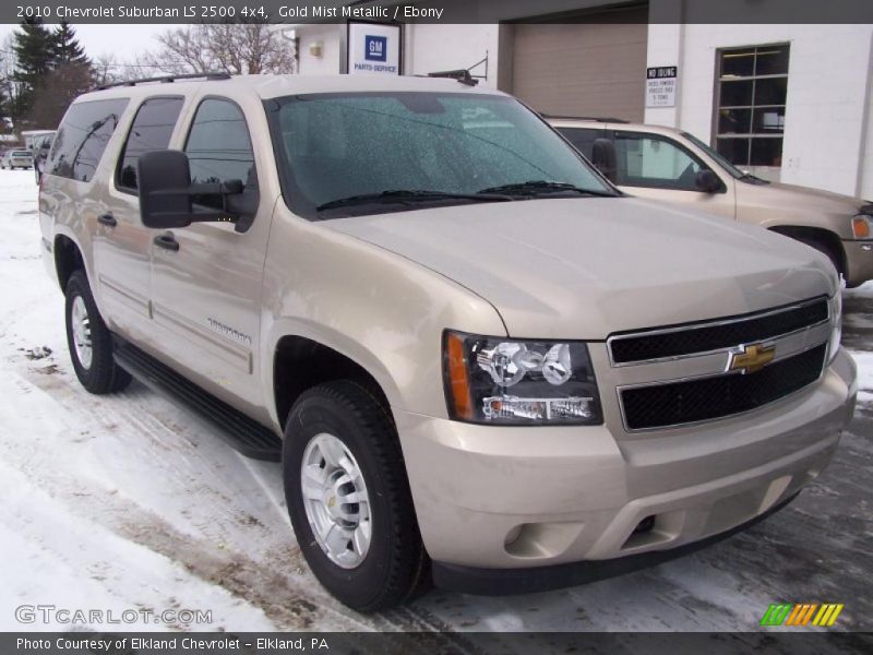 Gold Mist Metallic / Ebony 2010 Chevrolet Suburban LS 2500 4x4