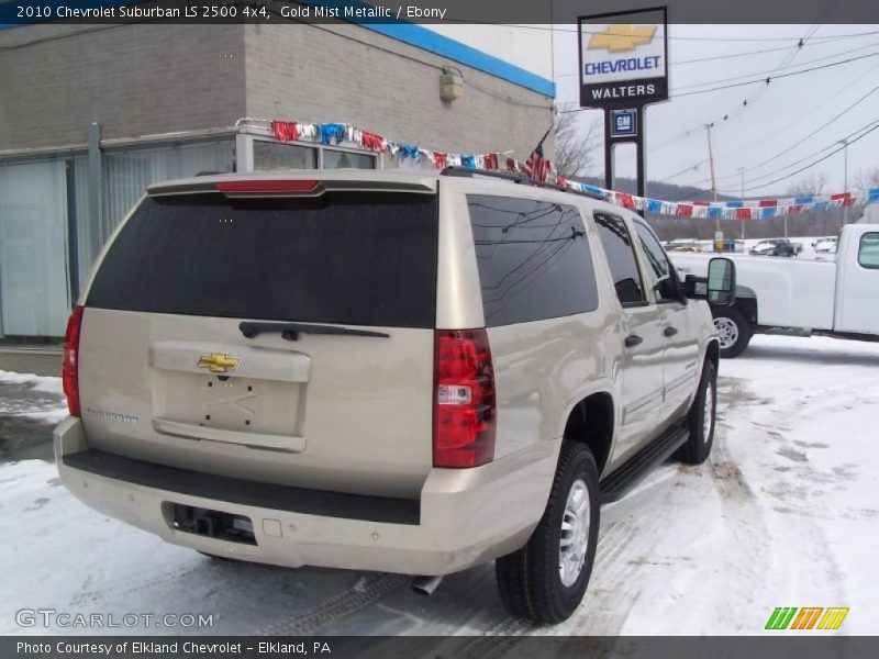 Gold Mist Metallic / Ebony 2010 Chevrolet Suburban LS 2500 4x4