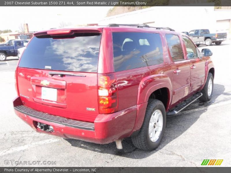 Sport Red Metallic / Light Titanium/Ebony 2007 Chevrolet Suburban 1500 Z71 4x4