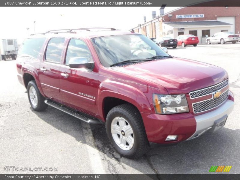 Sport Red Metallic / Light Titanium/Ebony 2007 Chevrolet Suburban 1500 Z71 4x4