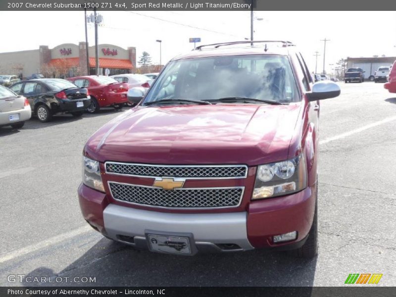 Sport Red Metallic / Light Titanium/Ebony 2007 Chevrolet Suburban 1500 Z71 4x4