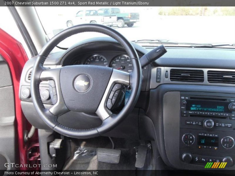 Sport Red Metallic / Light Titanium/Ebony 2007 Chevrolet Suburban 1500 Z71 4x4