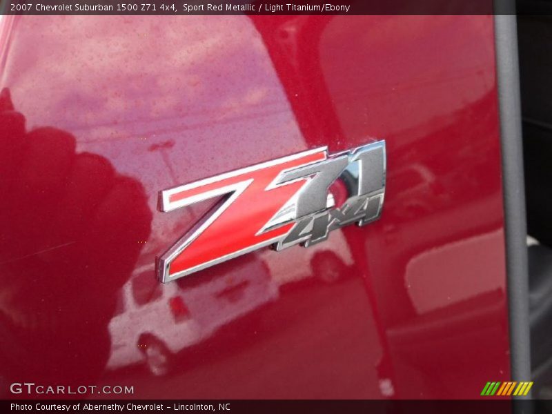 Sport Red Metallic / Light Titanium/Ebony 2007 Chevrolet Suburban 1500 Z71 4x4