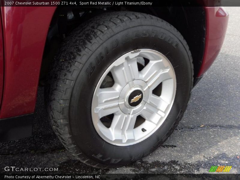 Sport Red Metallic / Light Titanium/Ebony 2007 Chevrolet Suburban 1500 Z71 4x4