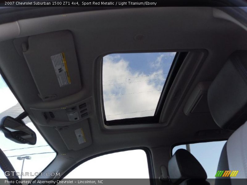 Sport Red Metallic / Light Titanium/Ebony 2007 Chevrolet Suburban 1500 Z71 4x4
