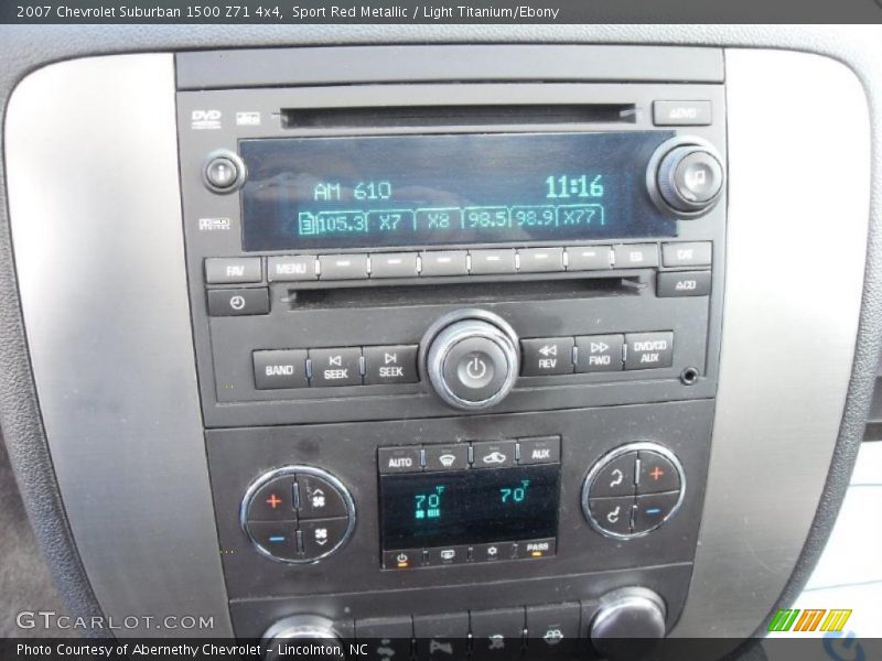Sport Red Metallic / Light Titanium/Ebony 2007 Chevrolet Suburban 1500 Z71 4x4