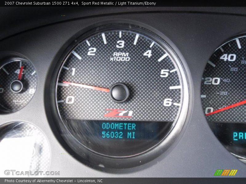 Sport Red Metallic / Light Titanium/Ebony 2007 Chevrolet Suburban 1500 Z71 4x4
