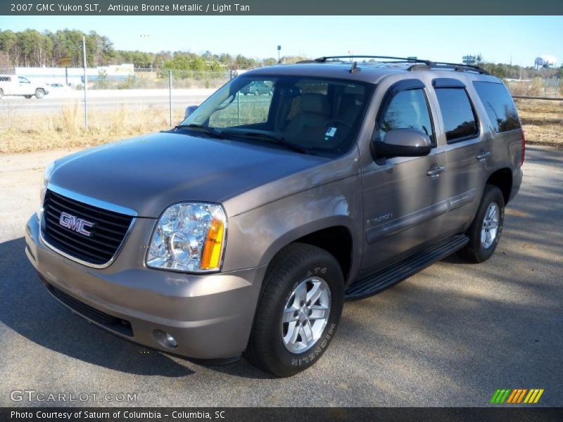 Antique Bronze Metallic / Light Tan 2007 GMC Yukon SLT