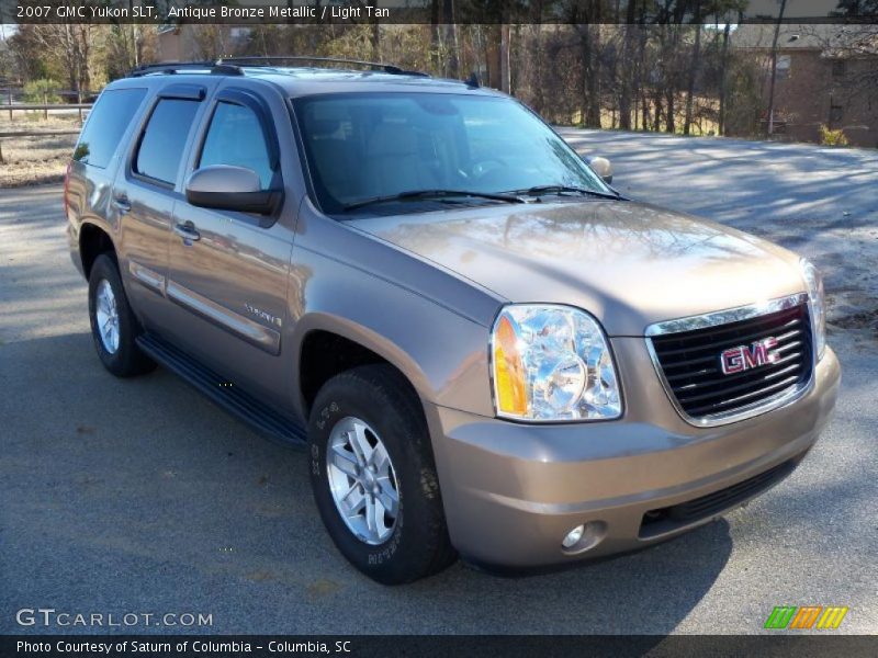 Antique Bronze Metallic / Light Tan 2007 GMC Yukon SLT