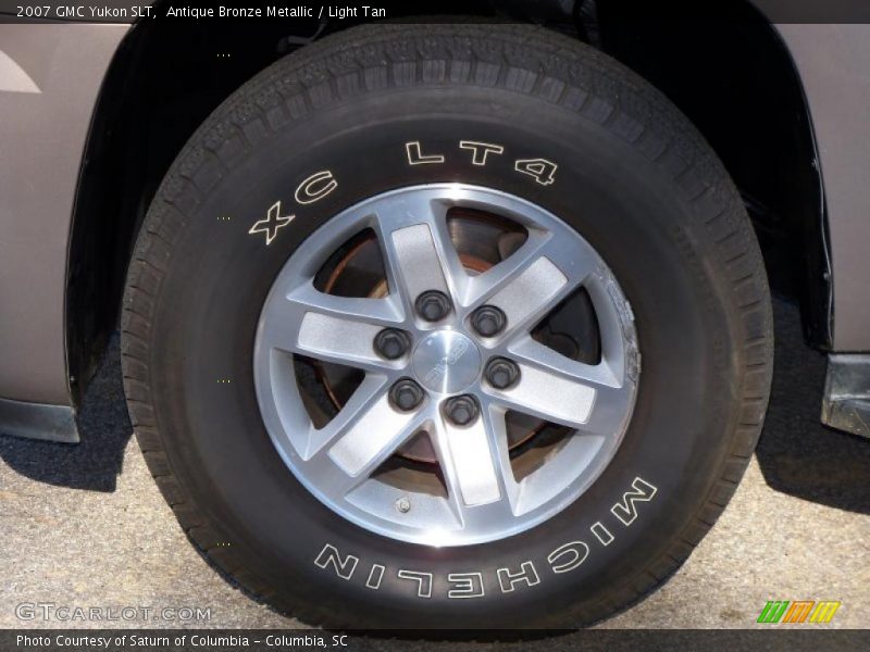 Antique Bronze Metallic / Light Tan 2007 GMC Yukon SLT