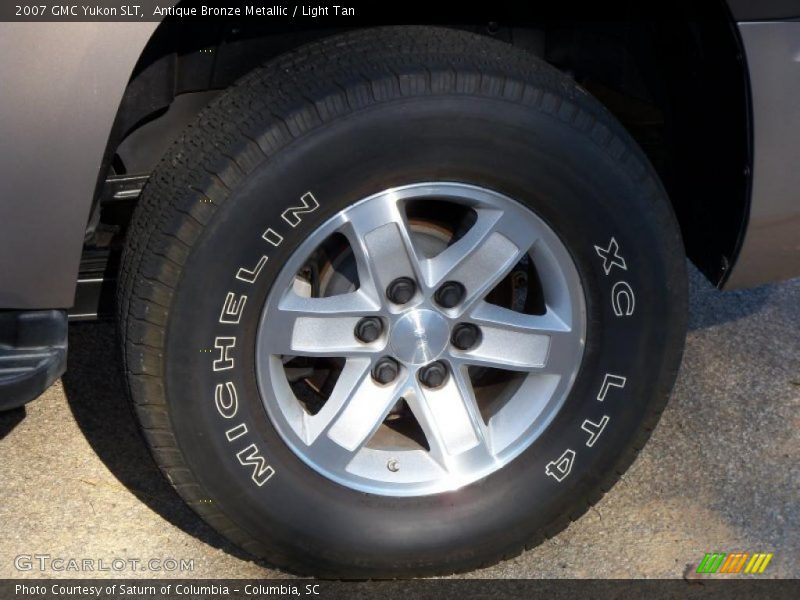 Antique Bronze Metallic / Light Tan 2007 GMC Yukon SLT