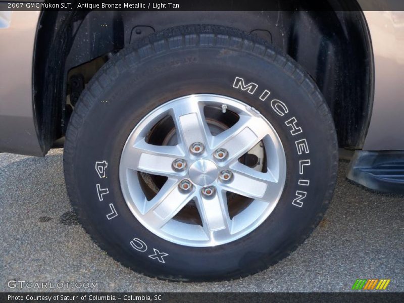Antique Bronze Metallic / Light Tan 2007 GMC Yukon SLT