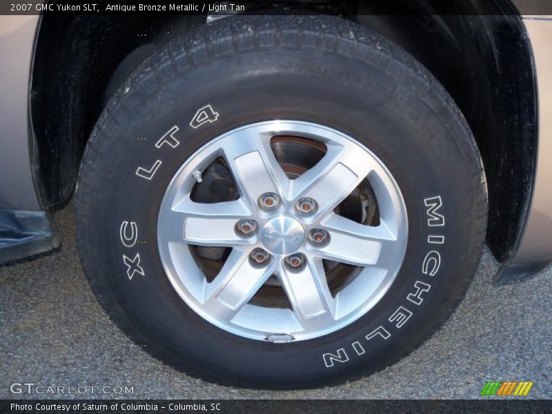 Antique Bronze Metallic / Light Tan 2007 GMC Yukon SLT