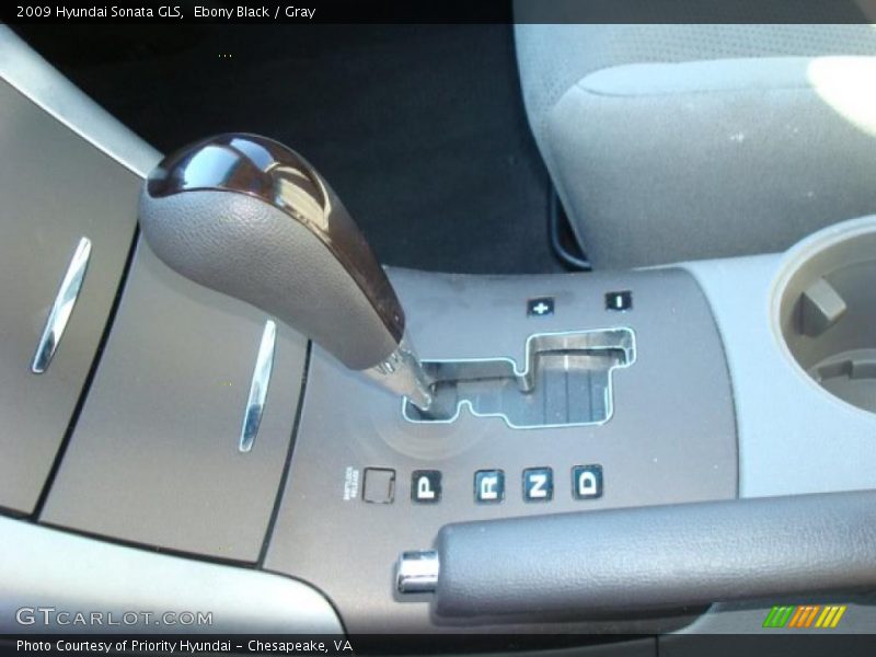 Ebony Black / Gray 2009 Hyundai Sonata GLS