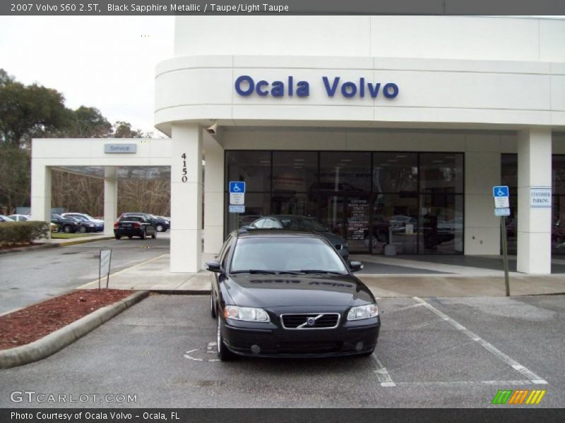 Black Sapphire Metallic / Taupe/Light Taupe 2007 Volvo S60 2.5T