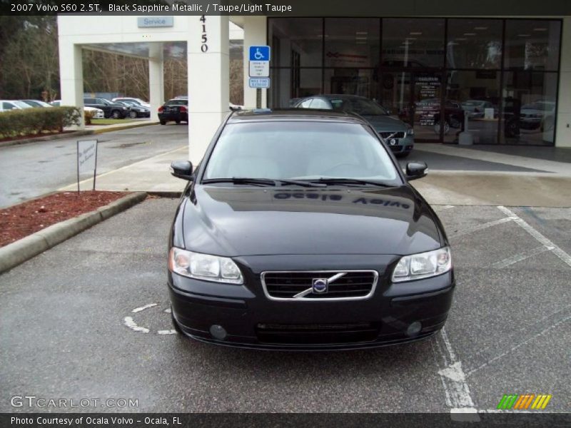 Black Sapphire Metallic / Taupe/Light Taupe 2007 Volvo S60 2.5T
